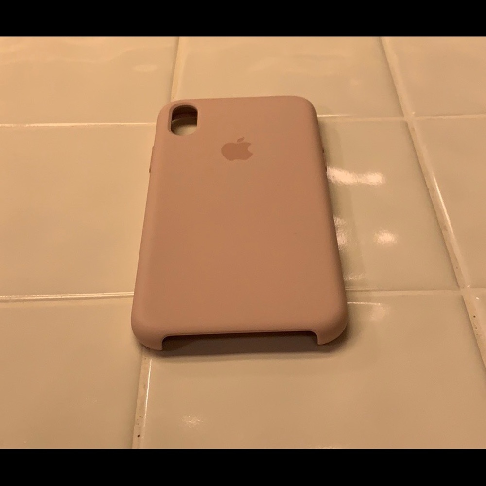 Pink sand silicone case for iPhone X